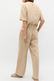 Core Linen Casual Tie Pant  Iced Latte  hi-res