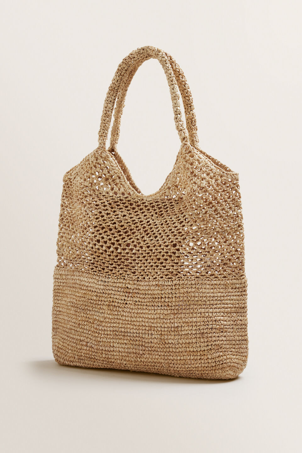 Raffia Straw Tote  