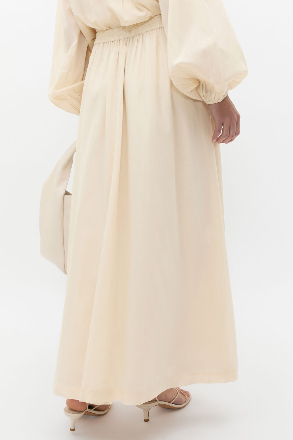 Voile Maxi Skirt  Tofu