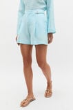 Linen Button Tab Short  Skyway  hi-res