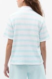 Textured Stripe Polo  Skyway Stripe  hi-res