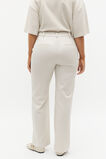 Wool Blend Tailored Pant  Oat  hi-res
