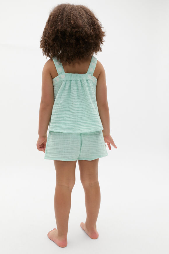 Heart Woven Pyjama  Soft Mint  hi-res