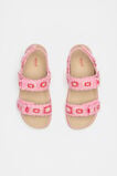 Crochet Detail Sandal  Candy Pink  hi-res