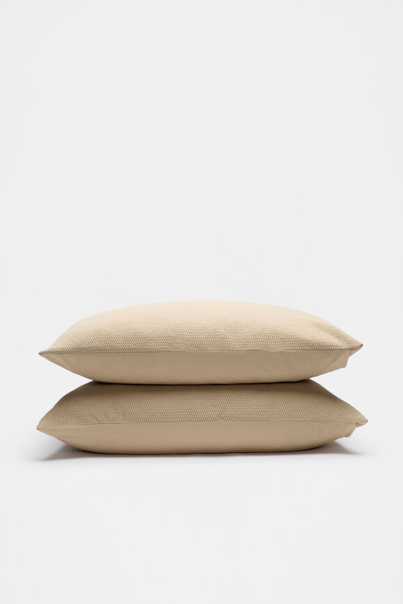 Mila Standard Pillowcase Set of 2  Rye  hi-res
