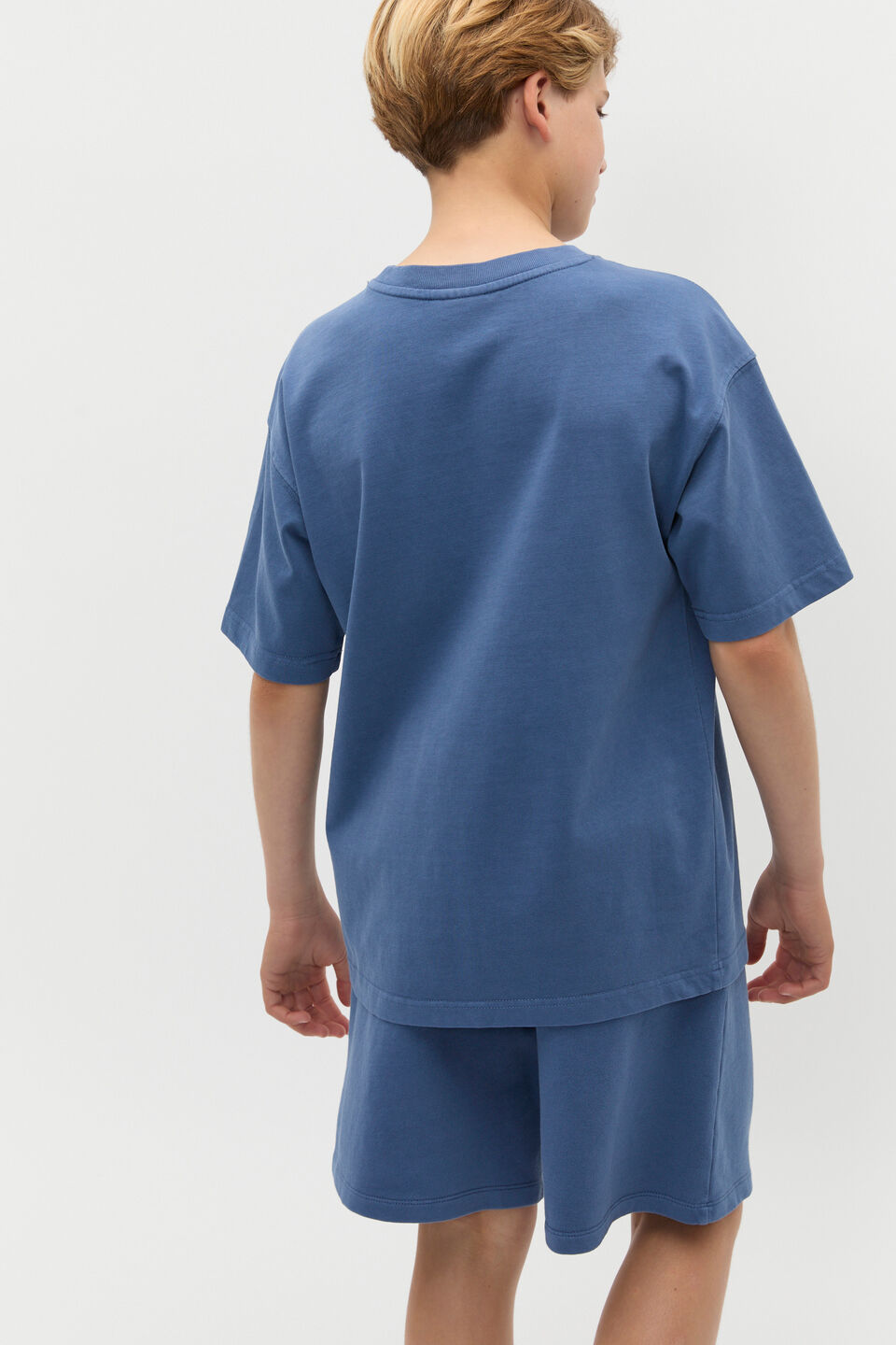 Garment Dye Tee  Washed Navy