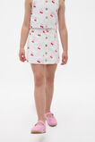 Heart Denim Skort  Canvas  hi-res