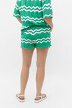 Crochet Tie Short  Deep Emerald  hi-res
