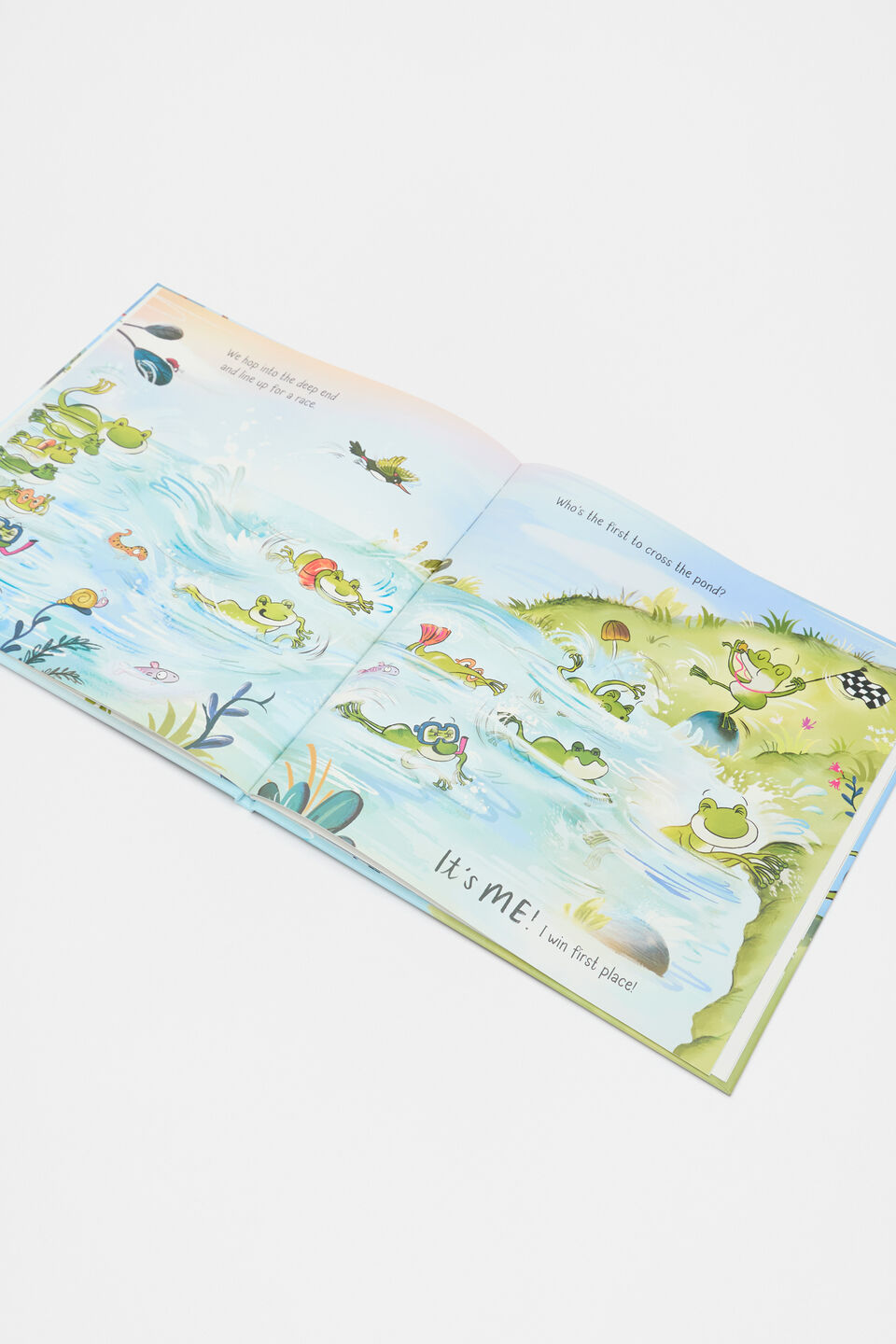 Jellcat A Fantastic Day For Finnegan Frog Book  Multi