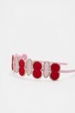 Glitter Cherry Headband  Candy Pink  hi-res