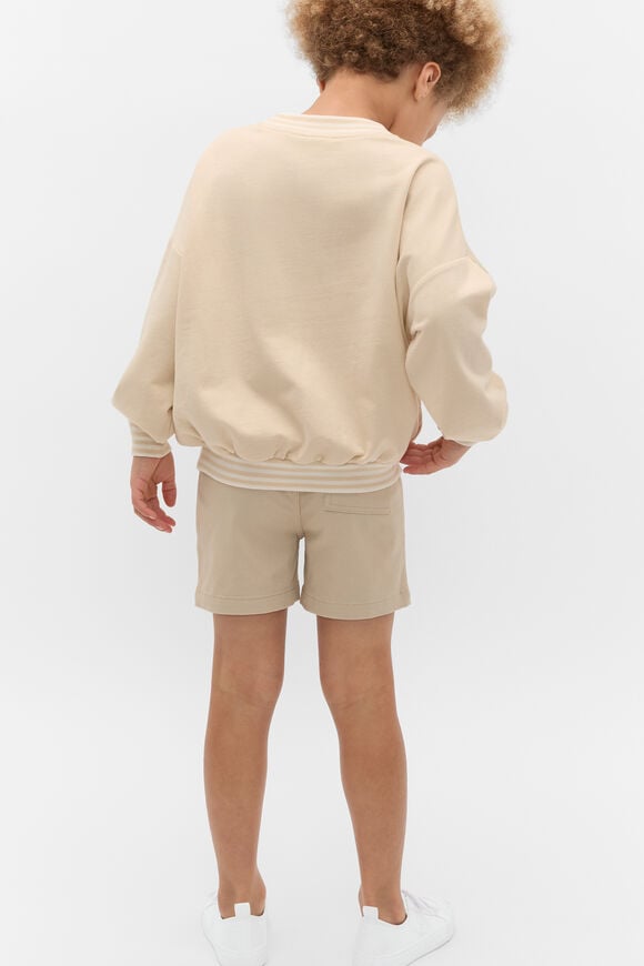 V Neck Logo Sweat  Moonstone  hi-res