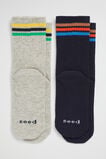 Stripe Rib Sock  Multi  hi-res