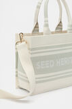 Woven Mini Structured Tote  Pale Olive  hi-res