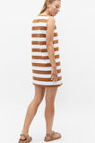 Jersey Mini Shift Dress  Cinnamon Spice Stripe  hi-res