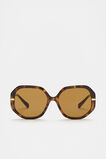 Clara Oversized Glam Sunglasses  Dark Tort  hi-res