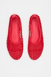 Parker Open Weave Ballet Flat  Electric Crimson  hi-res