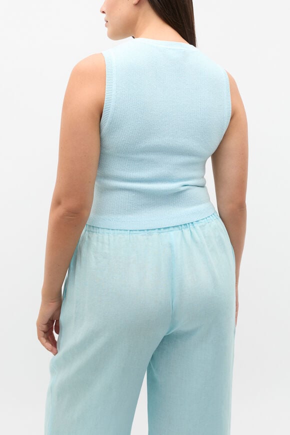 Cotton Twist Knit Top  Skyway Twist  hi-res