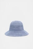 Woven Bucket Hat  Cornflower Blue  hi-res