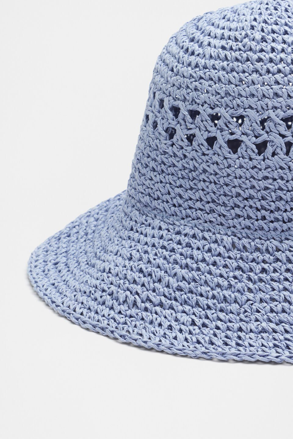 Woven Bucket Hat  Cornflower Blue