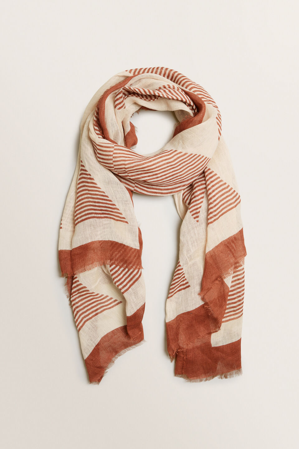 Stripe Geo Scarf  