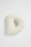 Teddy Initial Cushion Creme  D  hi-res