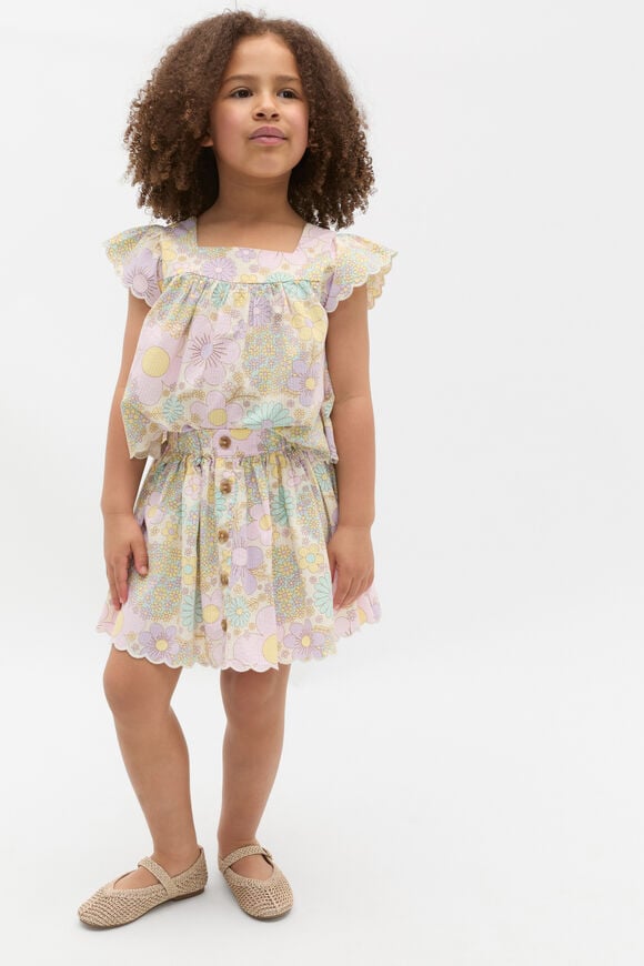 Floral Skirt  Vintage Cream  hi-res