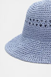 Woven Bucket Hat  Cornflower Blue  hi-res