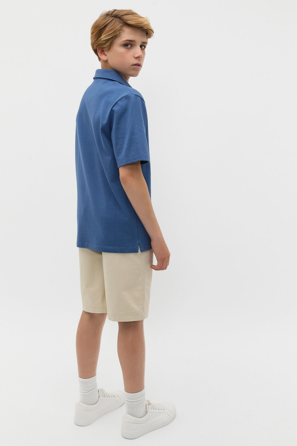 Tee Polo  Washed Navy