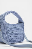 Woven Mini Cross Body Bag  Cornflower Blue  hi-res