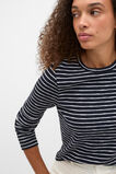 Self Stripe Textured Top  Twilight Blue Stripe  hi-res