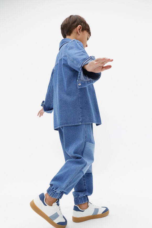 Denim Shirt  Bright Blue Wash  hi-res