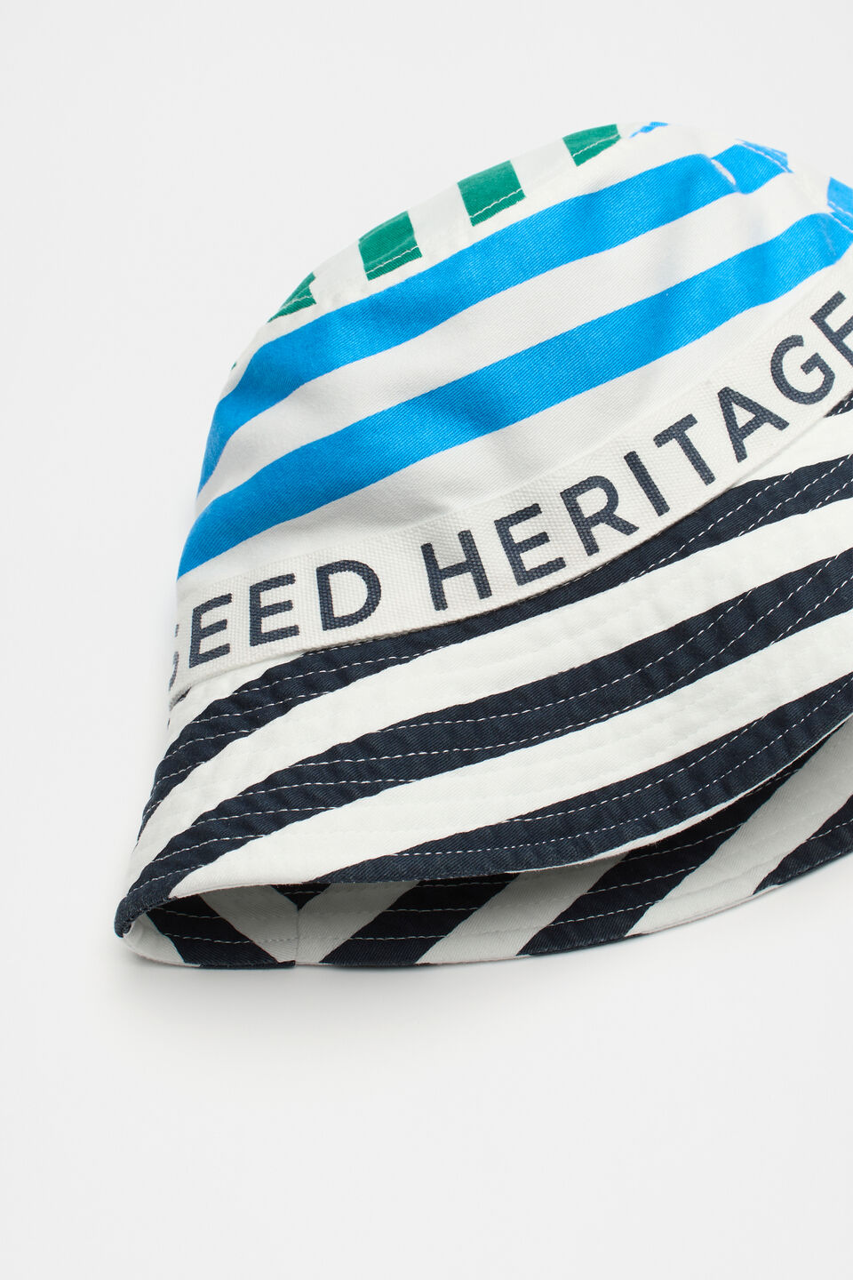 Stripe Colourblock Bucket Hat  Multi