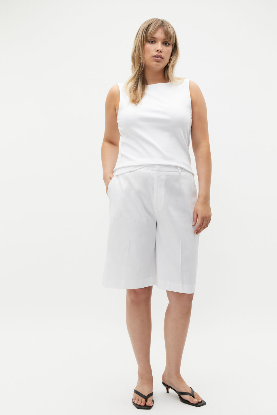 Bateau Classic Tank  Whisper White