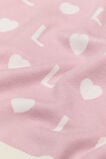 Heart Initial Blanket  L  hi-res