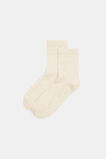 Core Quarter Crew Sock  Soft Beige Marle  hi-res
