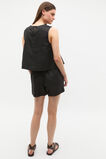 Core Linen Shell Top  Black  hi-res