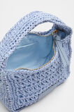 Woven Mini Cross Body Bag  Cornflower Blue  hi-res