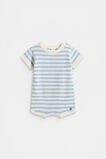 Snail Knit Romper  Baby Blue  hi-res
