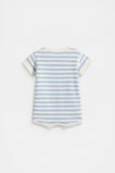 Snail Knit Romper  Baby Blue  hi-res