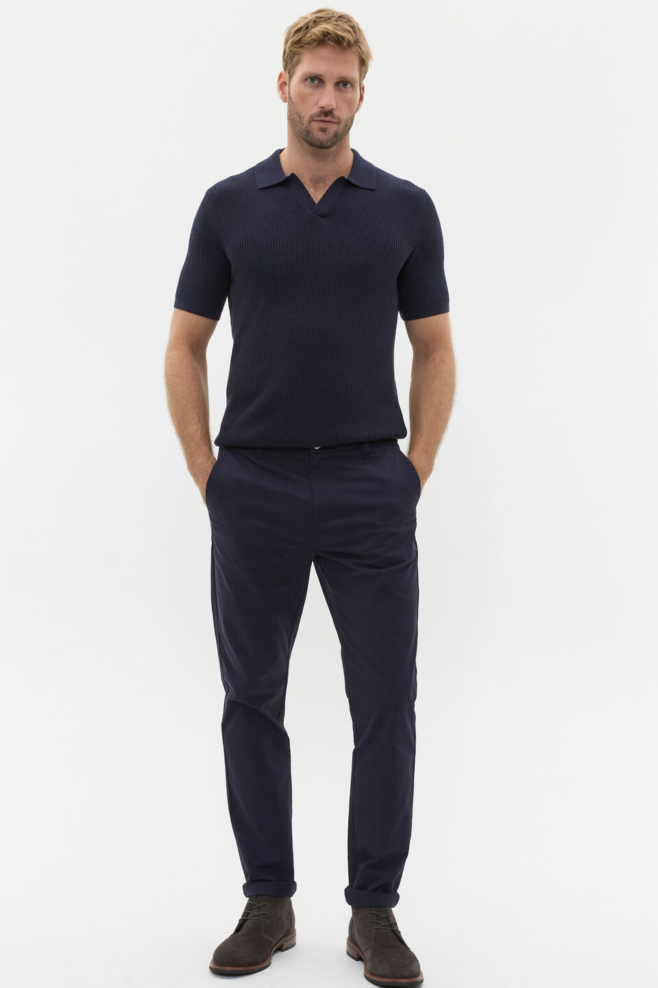 Classic Trophy Polo  Midnight Blue