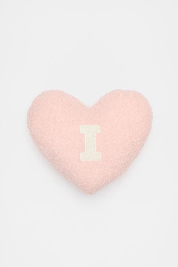 Heart Initial Cushion  I  hi-res