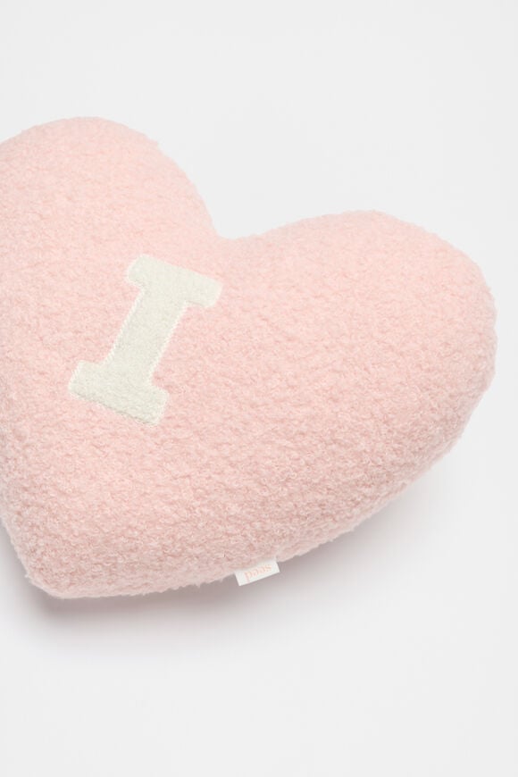 Heart Initial Cushion  I  hi-res