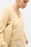 Lofty Button Knit Cardigan  Marzipan Marle  hi-res