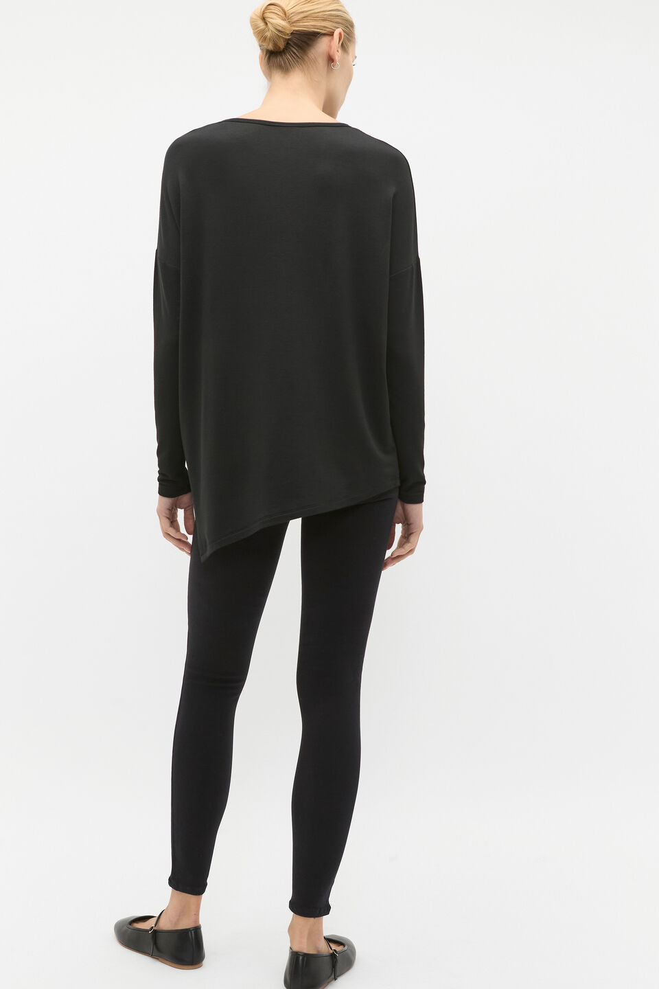 Core Asymmetrical Top  Black