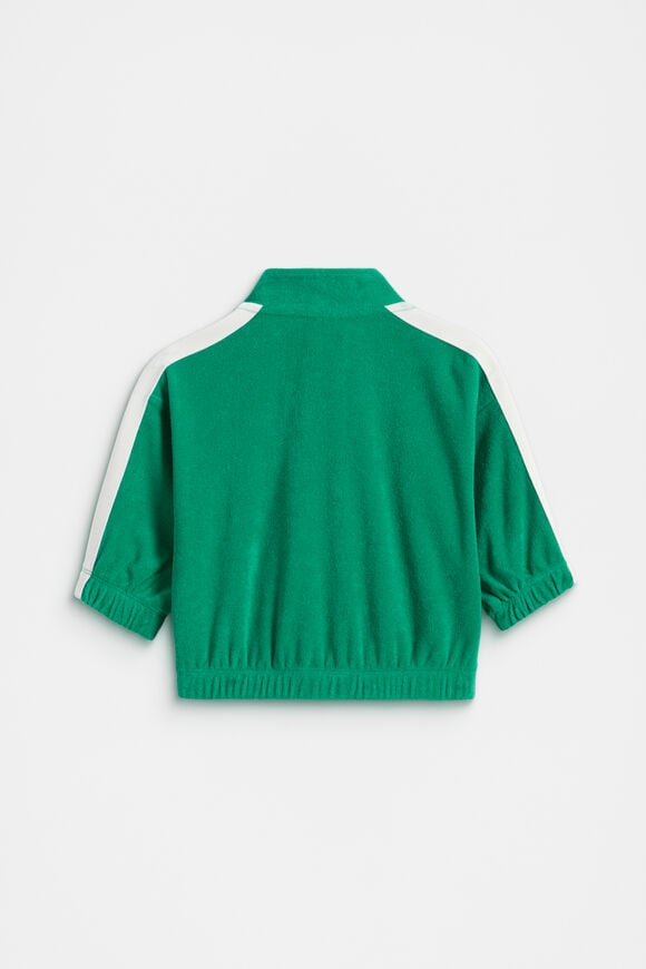 Zip Through Sweat  Tennis Green  hi-res