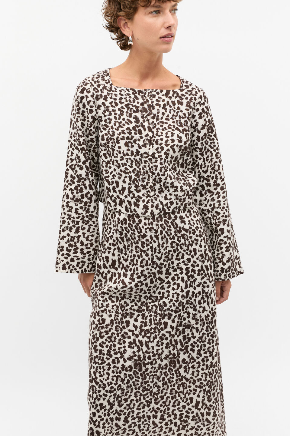 Linen Ocelot Top  Ocelot