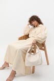 Voile Oversized Blouson Shirt  Tofu  hi-res