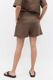 Linen Pleat Short  Pinecone  hi-res