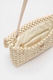 Beaded Shoulder Bag  Ecru  hi-res