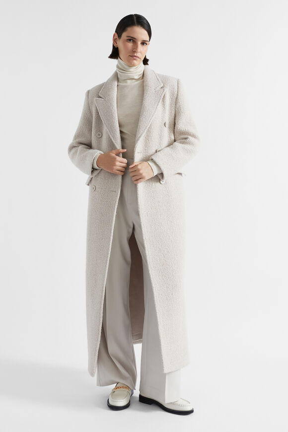 Babywool Roll Neck Top  Oat Marle  hi-res